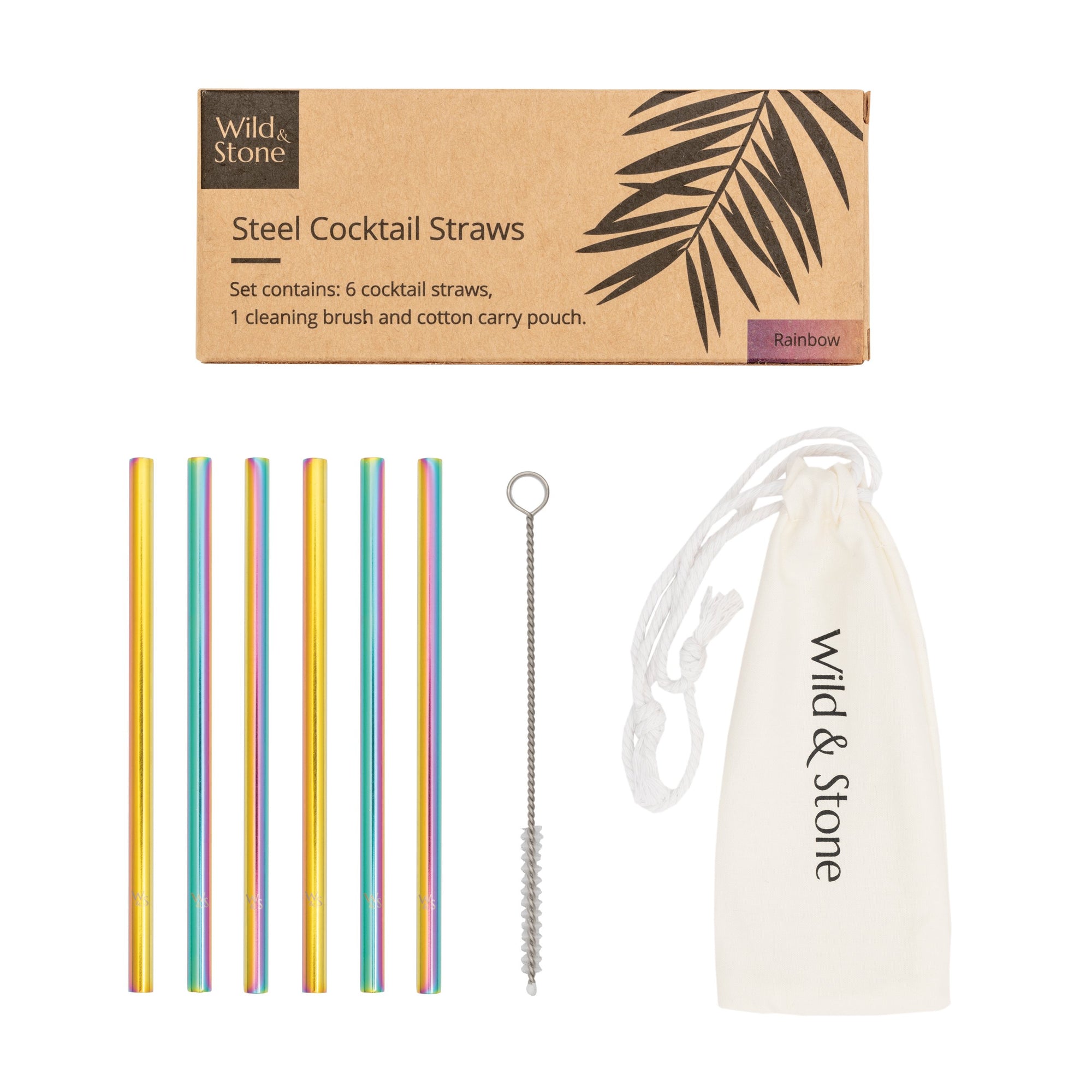 Clear & Aqua Reusable Straw Set - Southern Trends