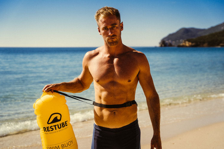 swim buoy by RESTUBE, Dry bag, more visibility & buoyancy