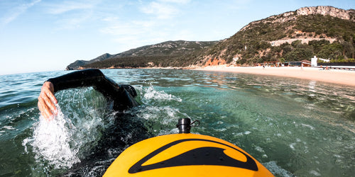 RESTUBE READY Cam Connector POV swimming in Portugal