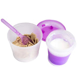 Muesli to Go Cup Container with Thermal Cooling Pot