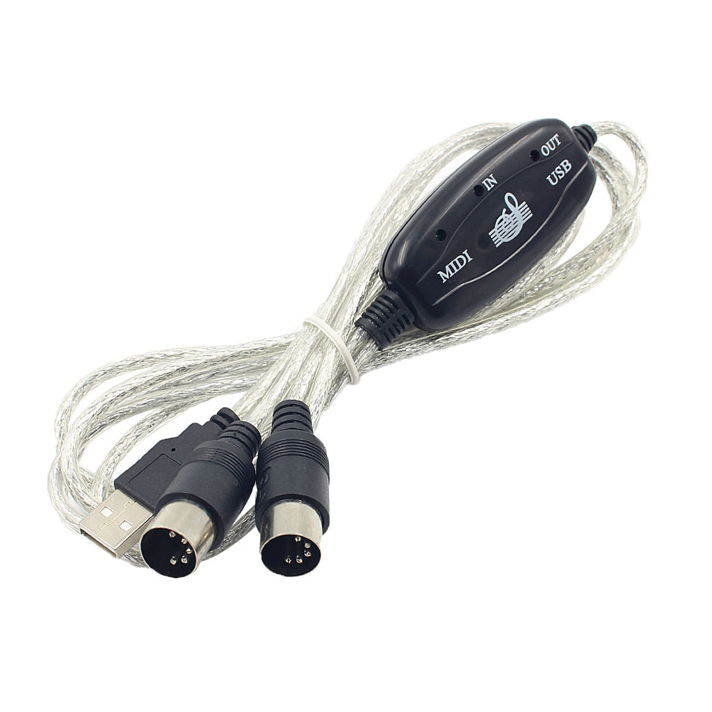 Midi Interface To Usb Cable Converter Connector Amadun