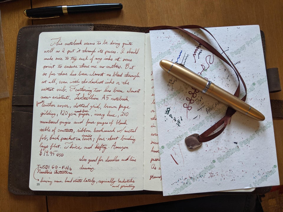 What kind of notebook do you use with a fountain pen? – LeStallion