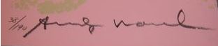 Andy Warhol signature