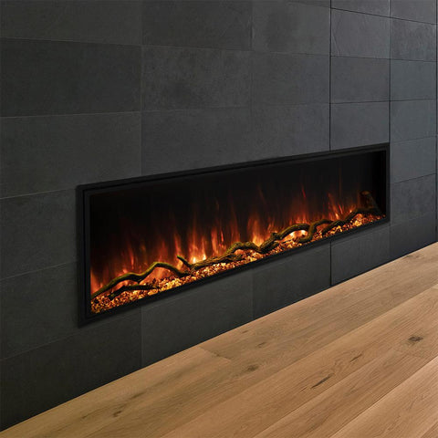 Built-In Electric Fireplace for Living Room Focus Wall