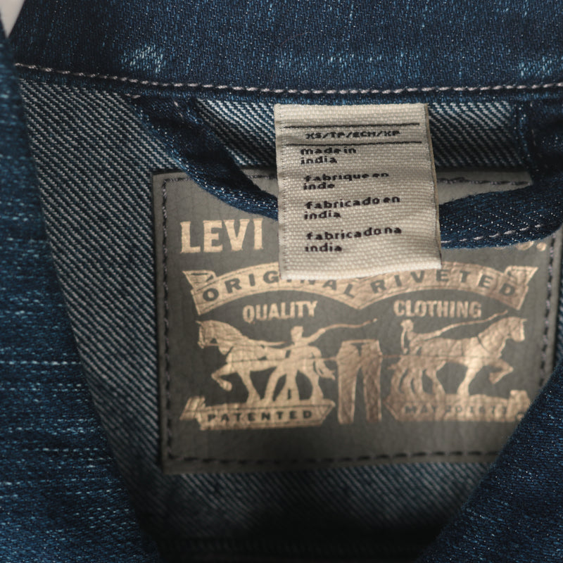 Blue Levi's Button Up Denim Jacket - Xsmall
