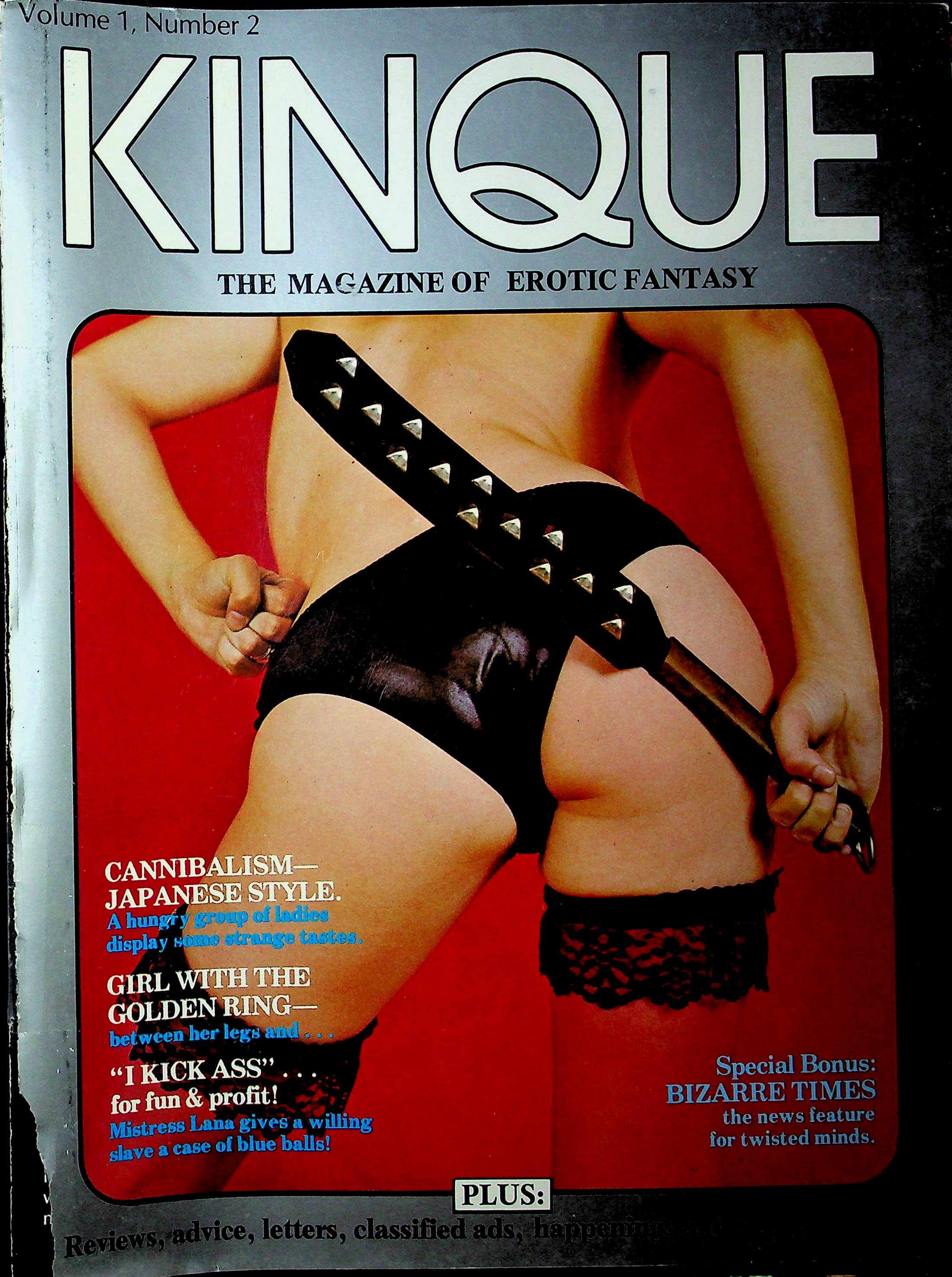 Kinque Magazine Girl With The Golden Ring Vol.1 No.2 good reading copy