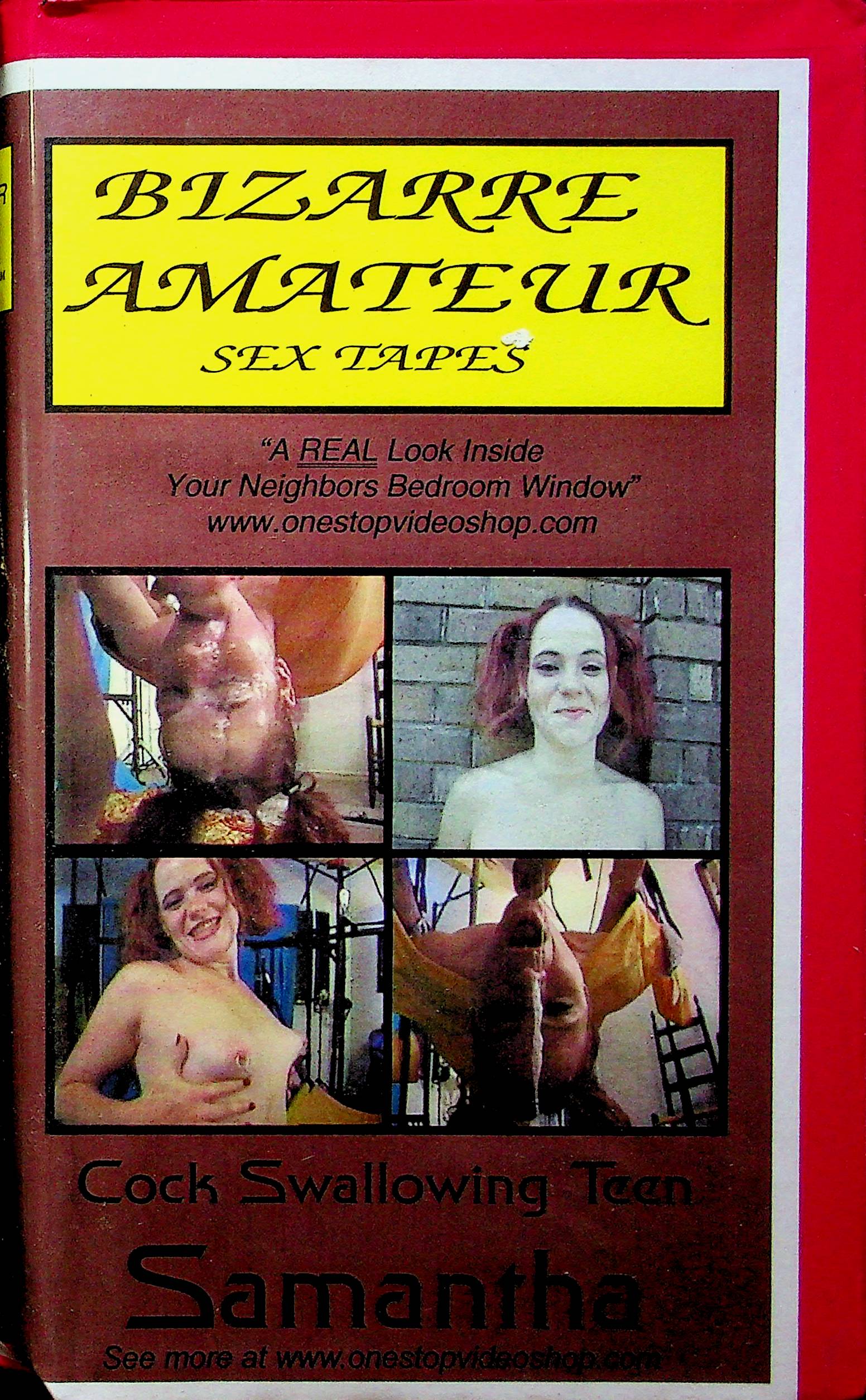 Adult VHS Movie Bizarre Amateur Sex Tapes Cock Swallowing Teen Samanth