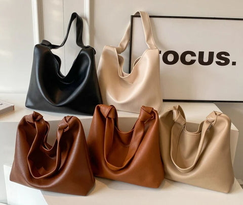 2 Pcs/set Fashion Women's Leather Shoulder Bag Large Hobo Handbags Tote Purses s09