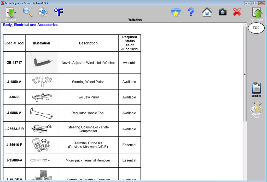 isuzu idss software cd