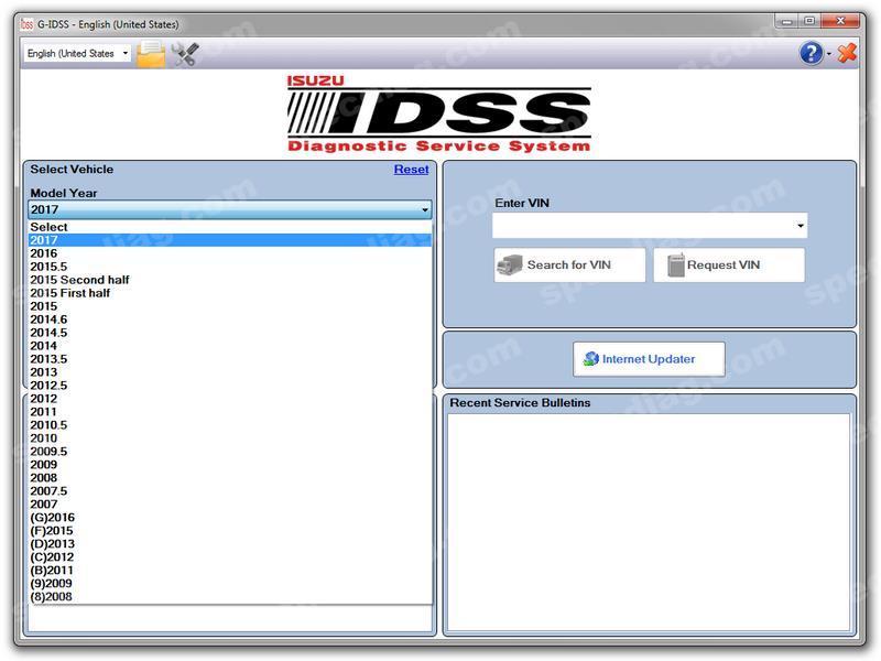 isuzu idss software update