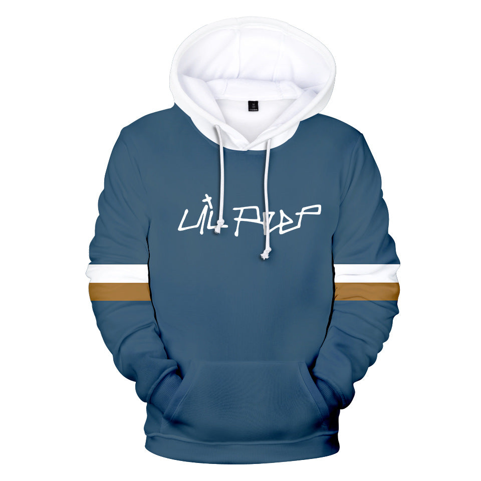 lil peep blue hoodie