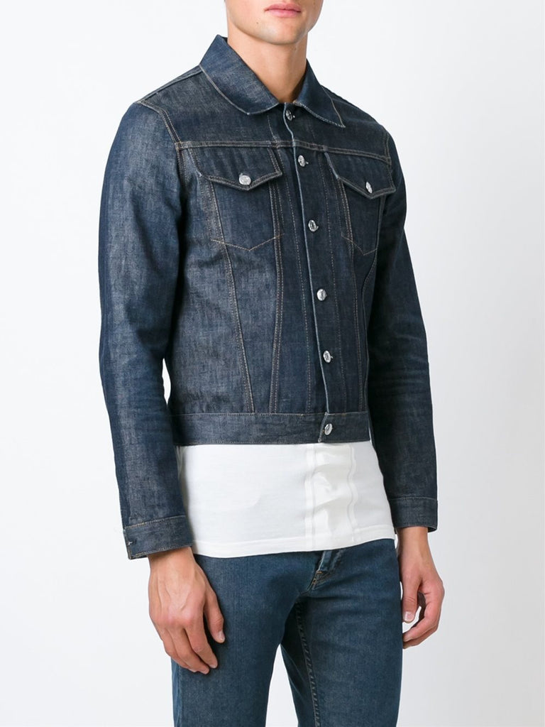 Helmut Lang 1998 Heavy Raw Denim Classic 2 Pocket Jacket – ENDYMA