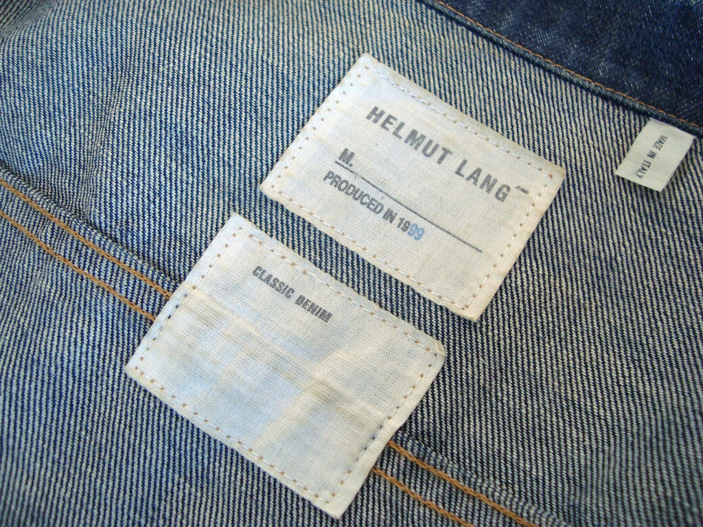 Helmut Lang 1999 Raw Denim Classic 2-Pocket Jacket – ENDYMA