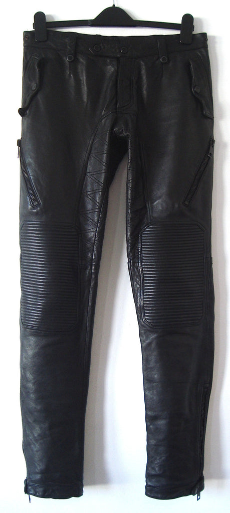 burberry leather pants