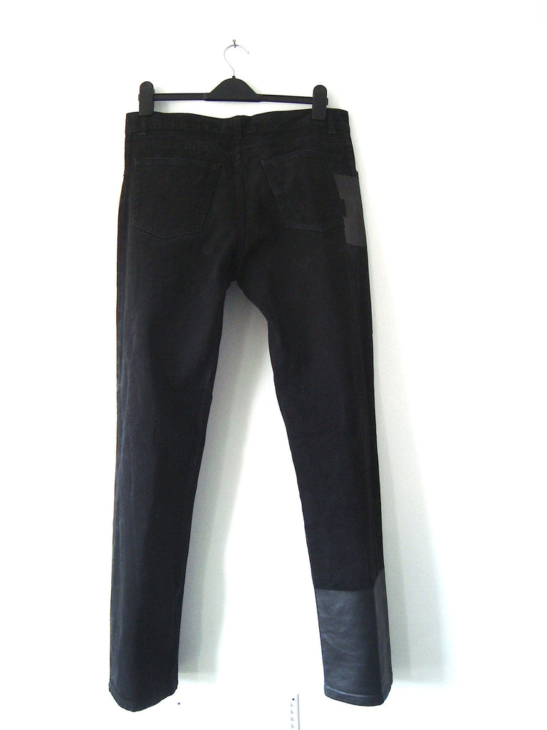 Helmut Lang 2003 Classic Jeans with Rubber Tape Applications – ENDYMA
