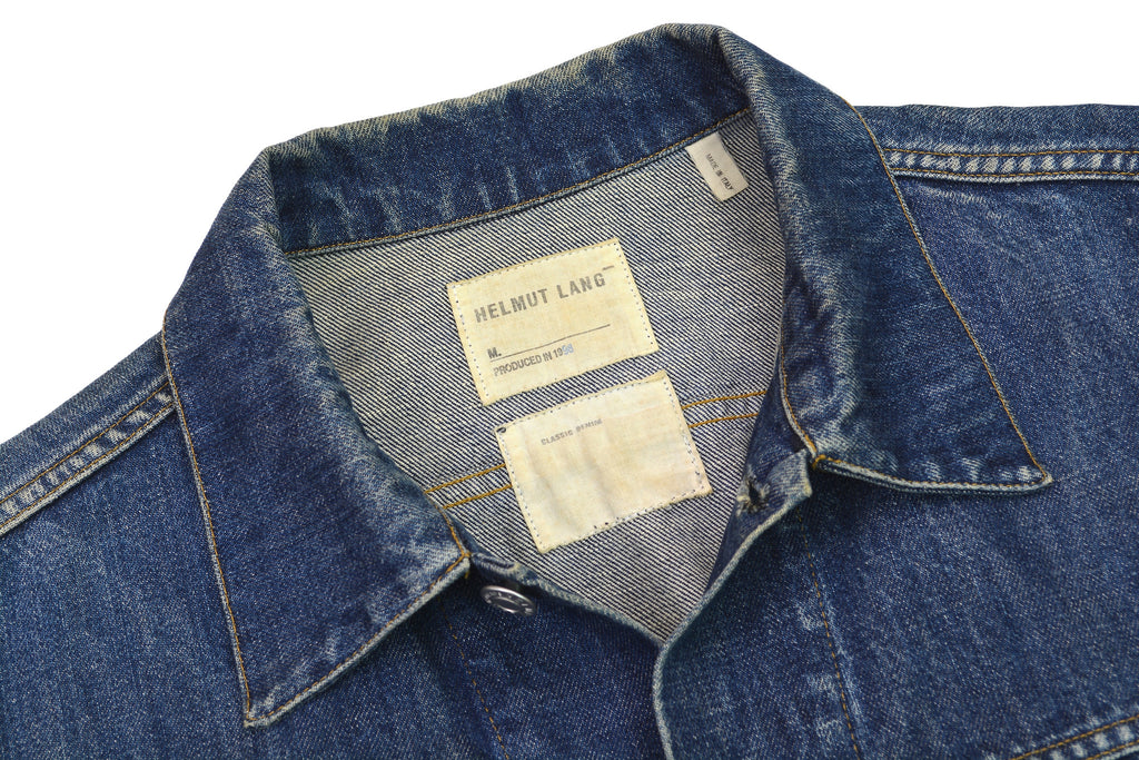 Helmut Lang 1998 Broken-In Raw Denim Lower 2-Pocket Jacket – ENDYMA