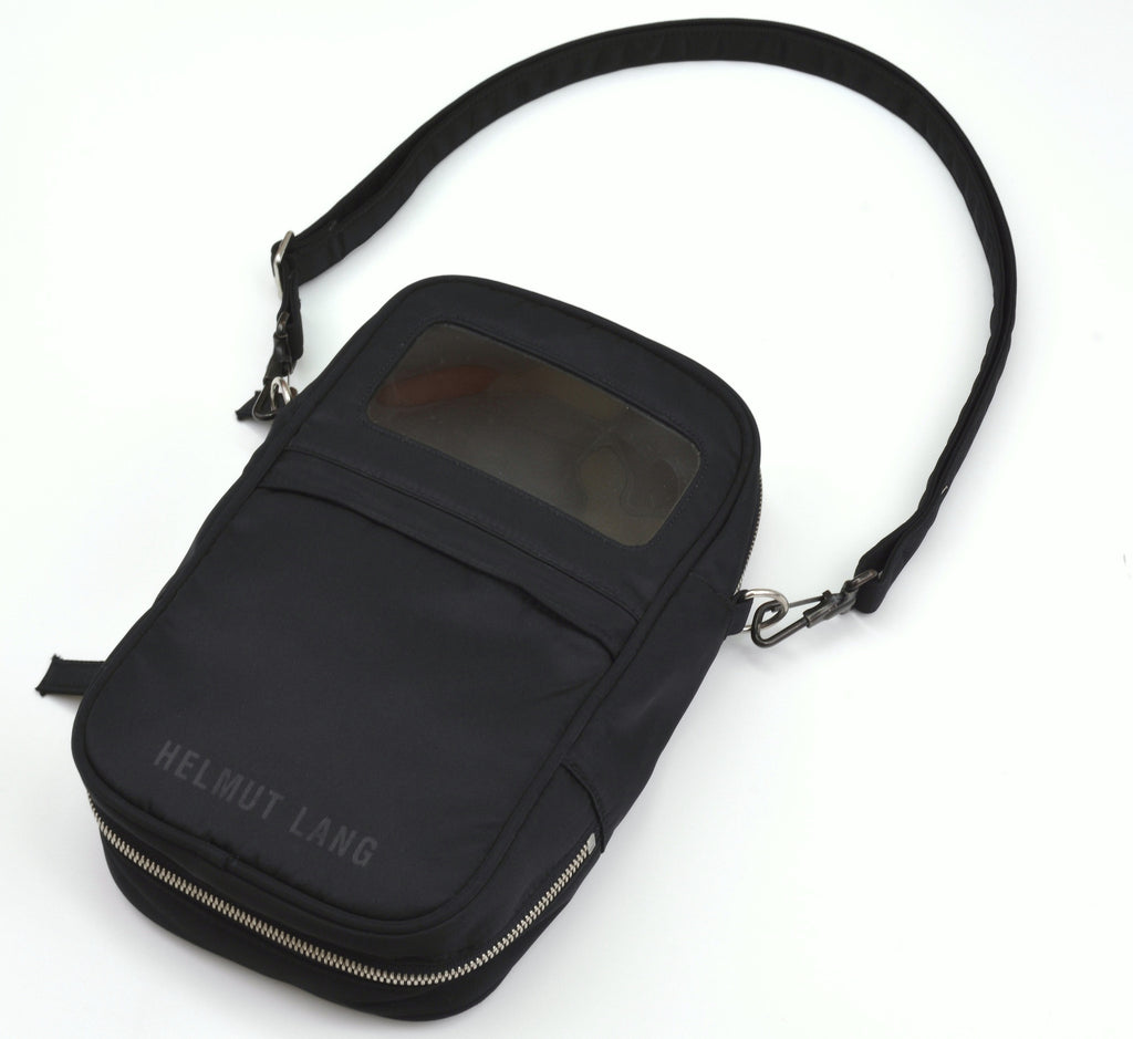 Helmut Lang 2000 Small Camera Bag with Transparent Plastic Detail