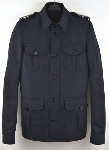 Raf Simons 2005 Broad-shouldered Military Jacket with