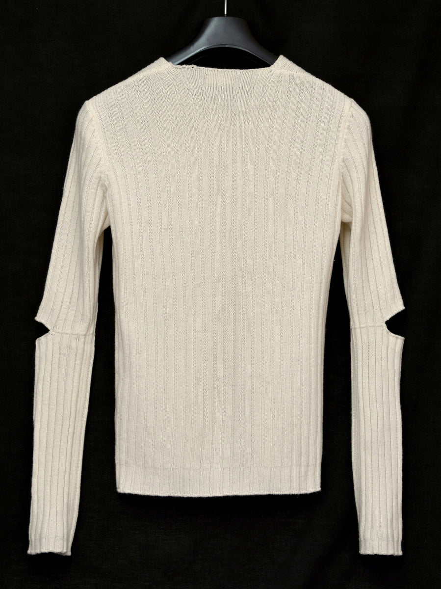 Helmut Lang 1997 Sweater with Slashed Sleeves – ENDYMA