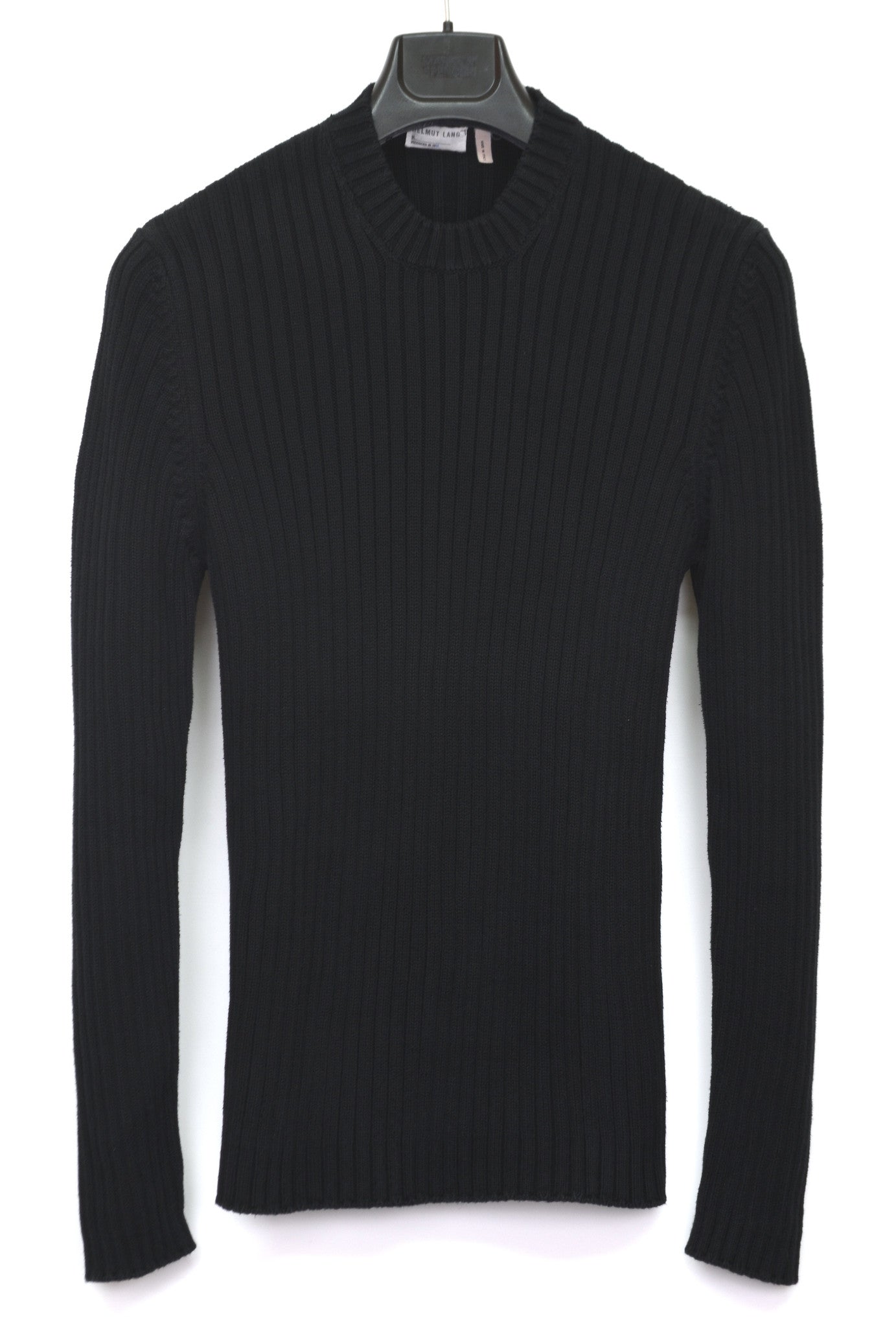 Helmut Lang 1998 Ribbed Cotton Slim Military Sweater – ENDYMA