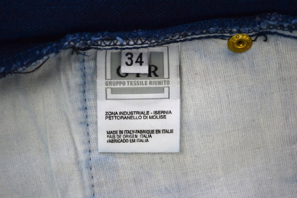 Helmut Lang 1997 Reverse Raw Polypropylene Denim Jeans – ENDYMA