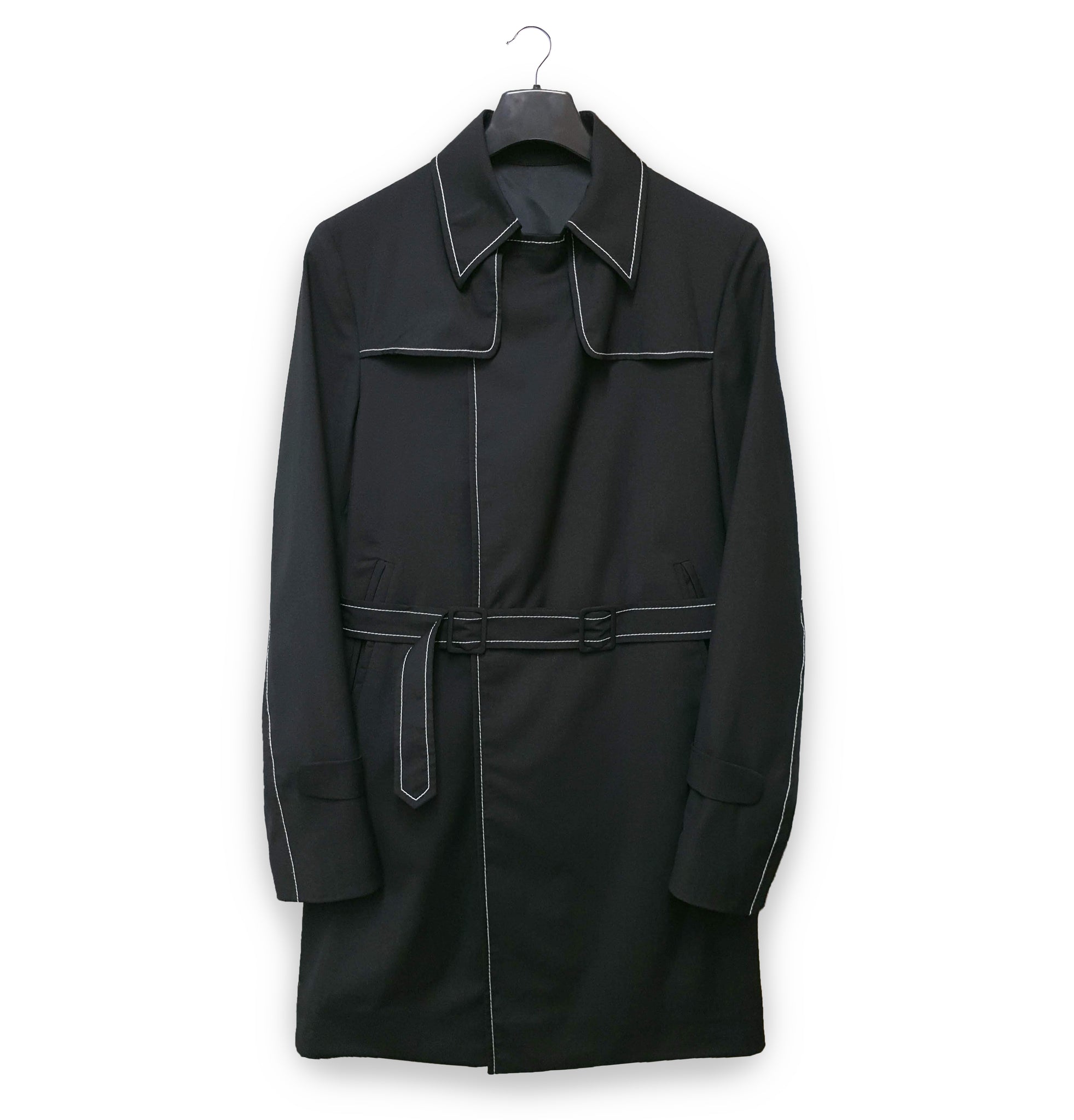 CoSTUME NATIONAL 2001 Trench Coat with Contrast Stitching in Fine