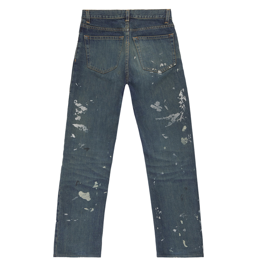 Helmut Lang 1998 Vintage Sanded Broken Denim Painter Jeans – ENDYMA