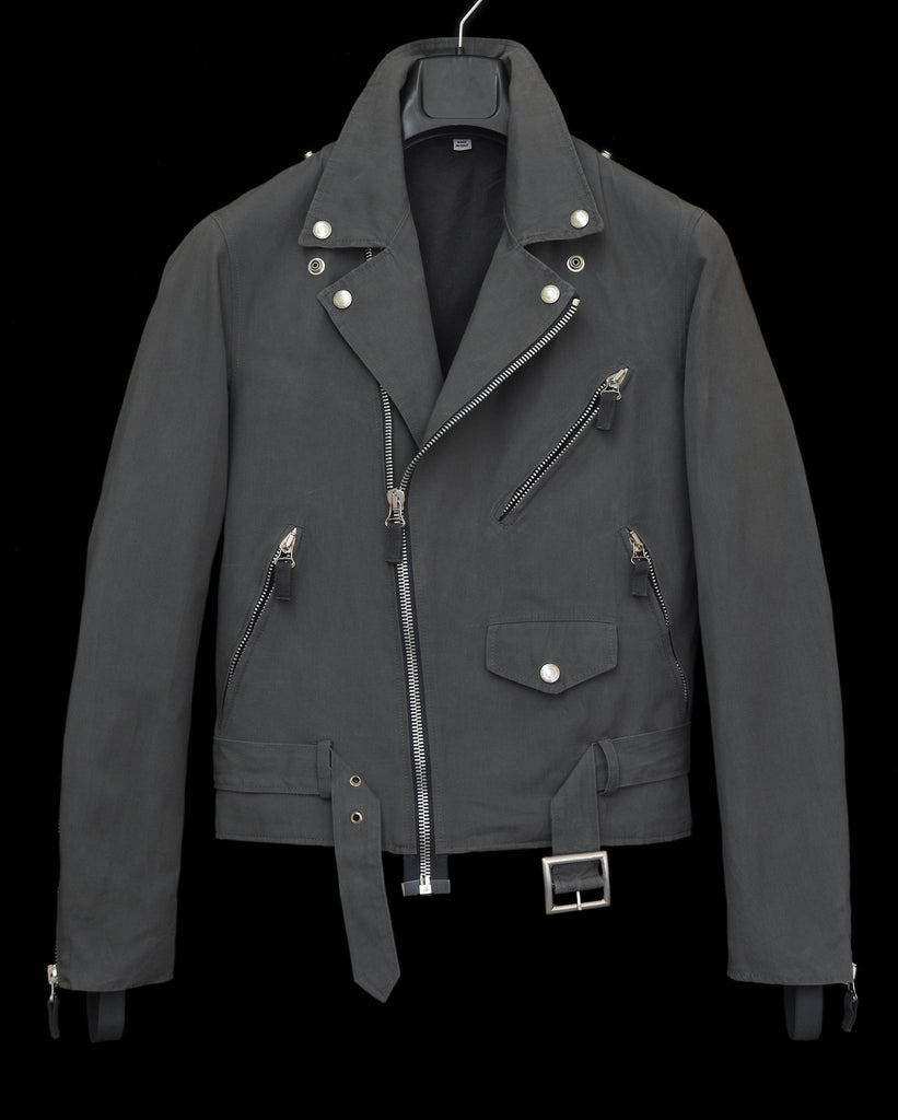 Helmut Lang 2004 Classic Bondage Biker Jacket with Cuff Straps