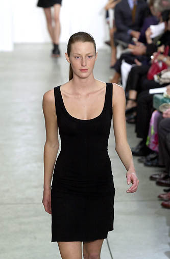 Helmut Lang 2001 Compact Jersey Tailored Sport Dress with Laced Cut ...