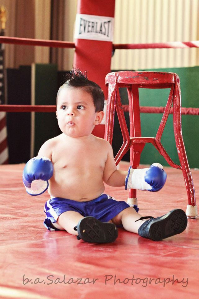 Wearable Baby Boxing Gloves Boxing Trunk Combo Mybabyboxing Com