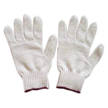 red cotton gloves