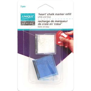 Dritz Tailor's Chalk Refill, Blue And White - 2 pack