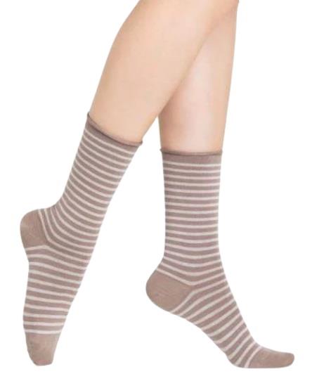 Bleuforet Women's Merino Wool Striped Socks - wotever inc.