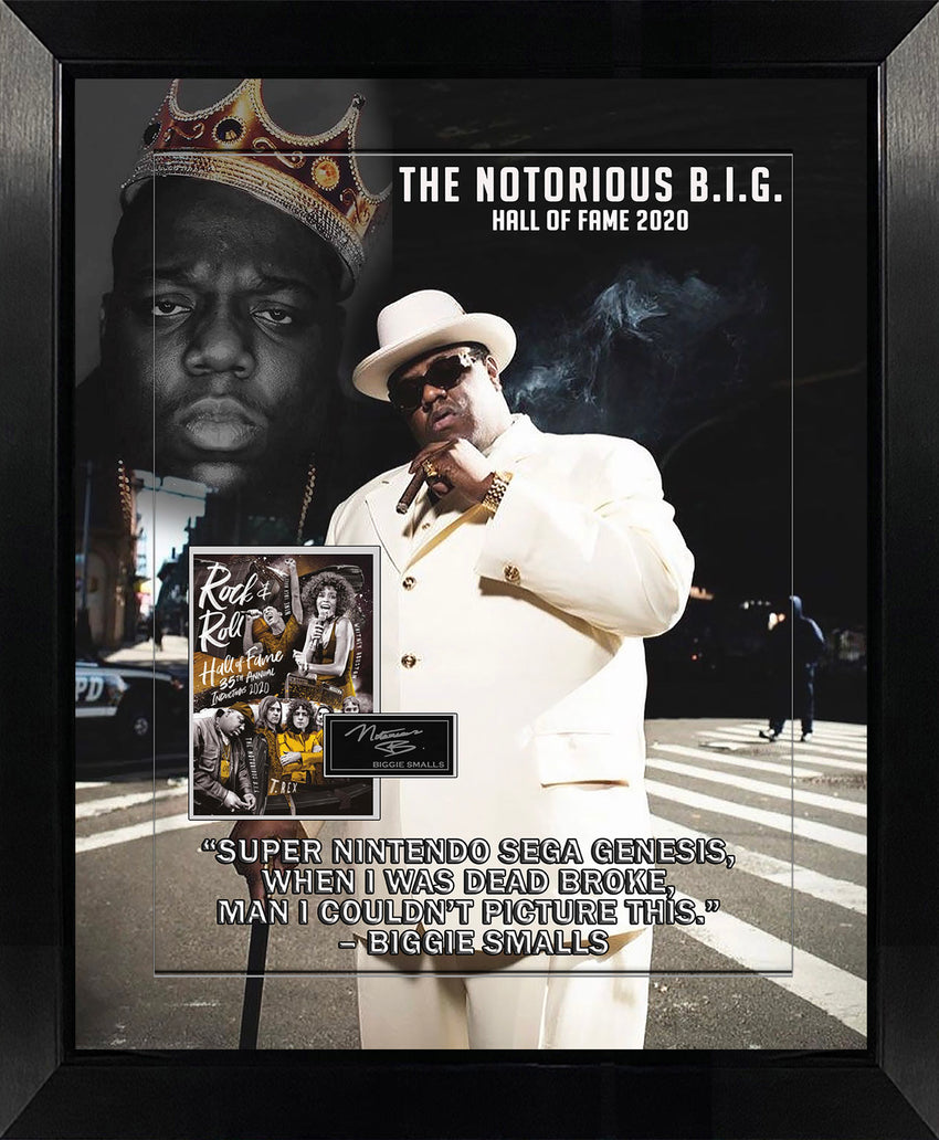 BIGGIE SMALLS NOTORIOUS B.I.G. ROCK HALL OF FAME 3D