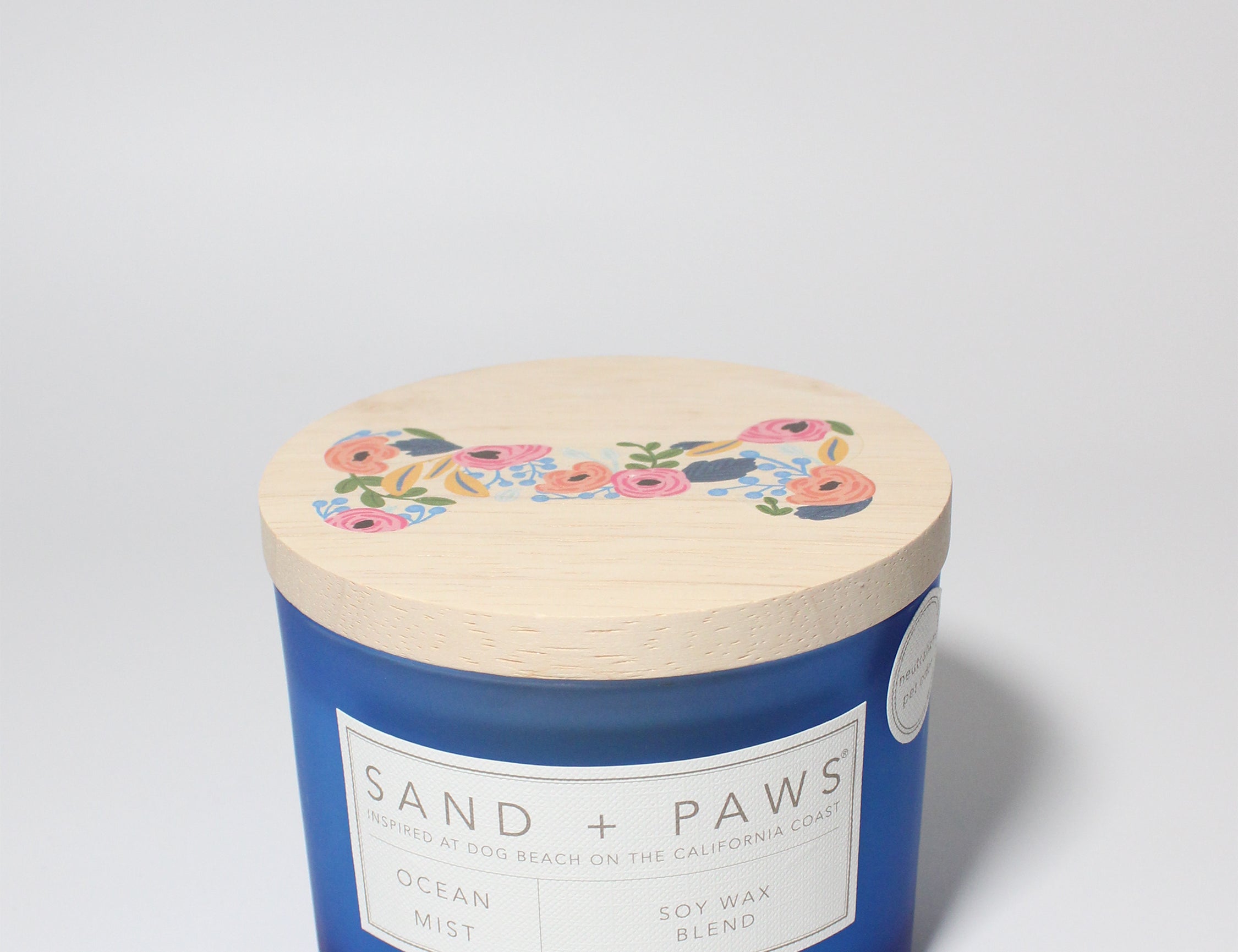 Sand + Paws Ocean & Sea Salt 12 oz scented candle – Sand + Fog