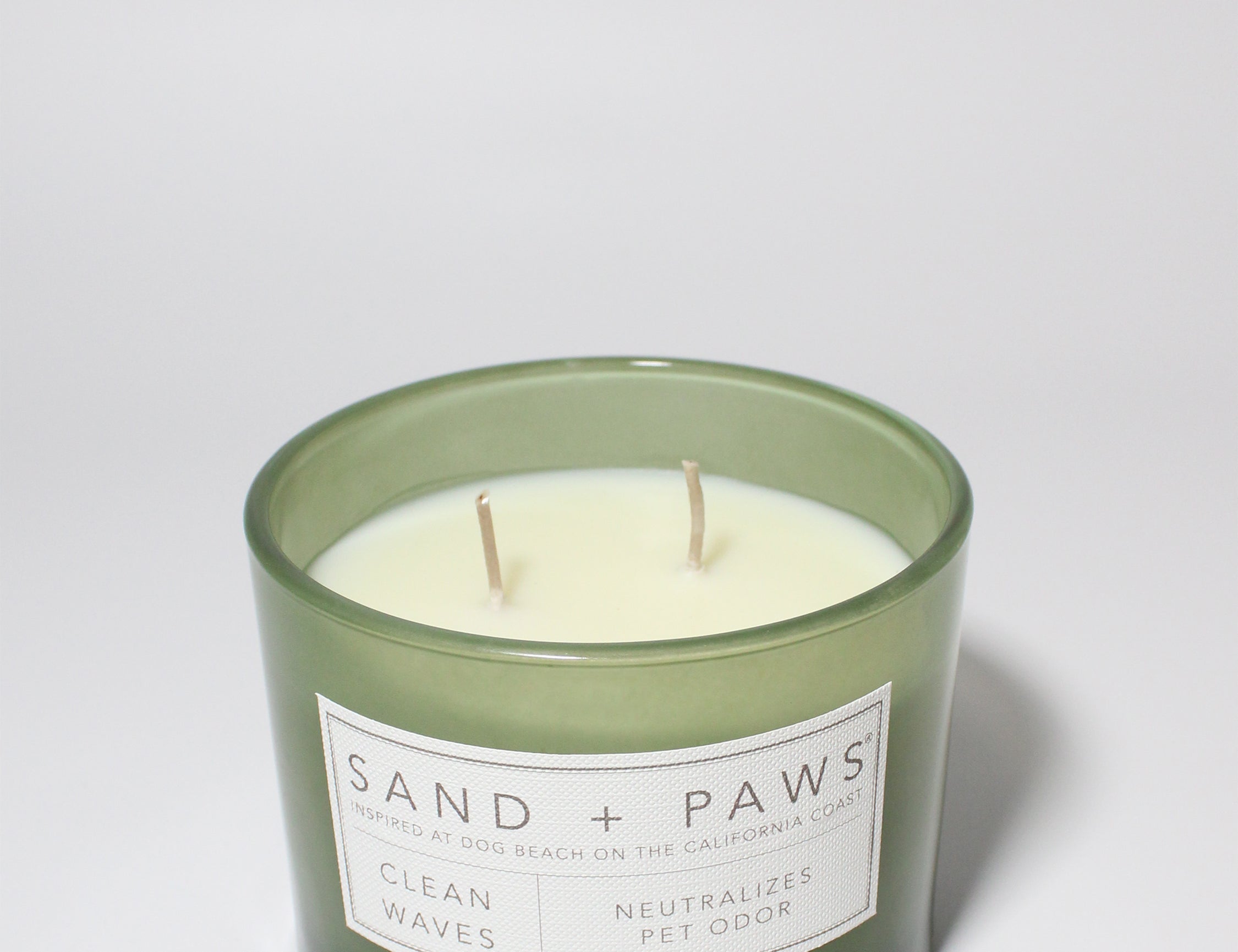 Sand + Paws Teakwood 12 oz scented candle – Sand + Fog
