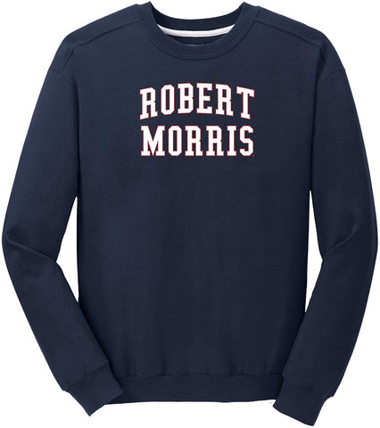 J2 Sport Robert Morris University Colonials NCAA Block Unisex Crewneck Sweatshirt