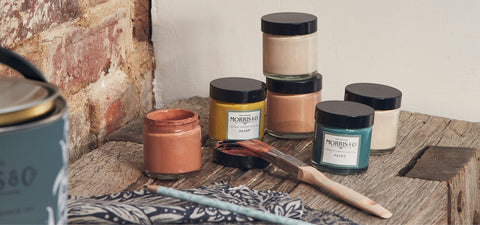 Morris & Co. Paint sample pots 
