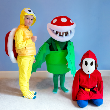 Adorable Kids DIY Mario Villains Group Costume | Primary.com | Primary.com