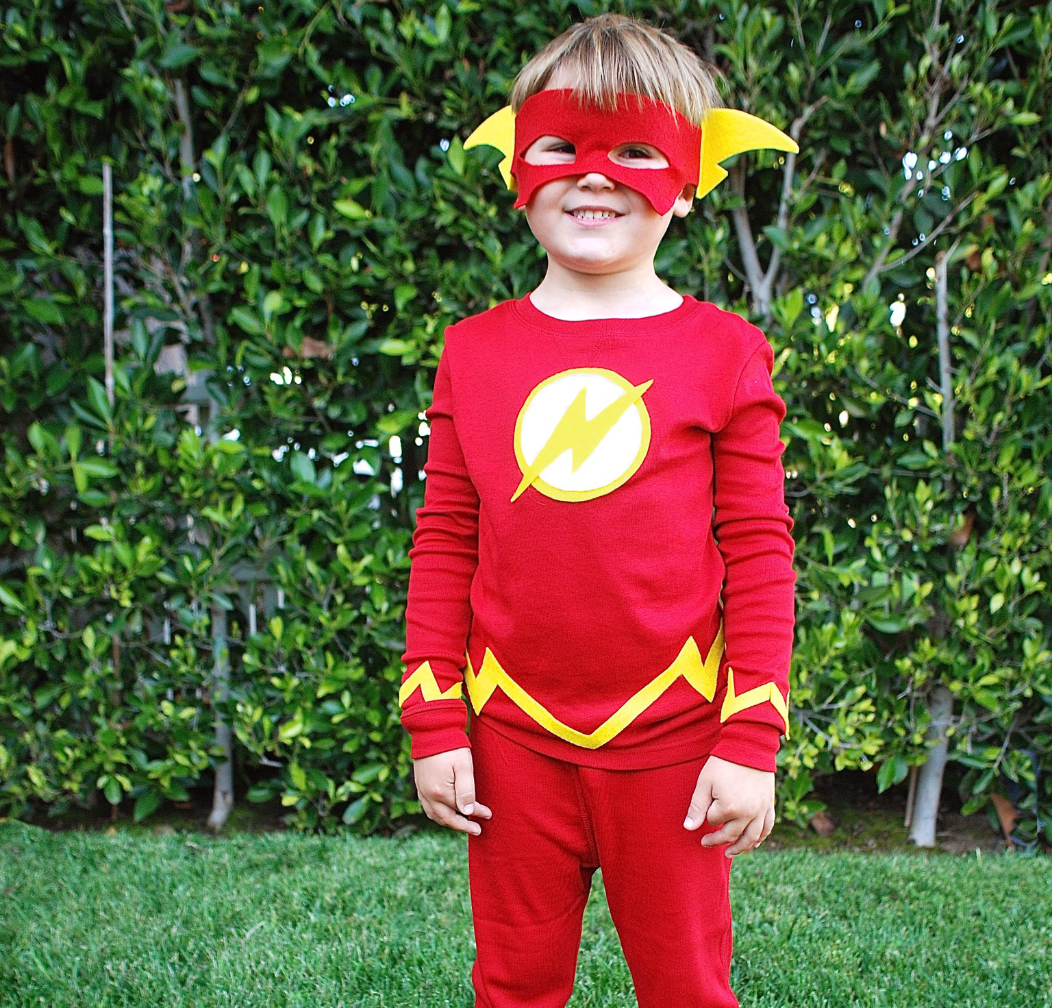 homemade flash halloween costume