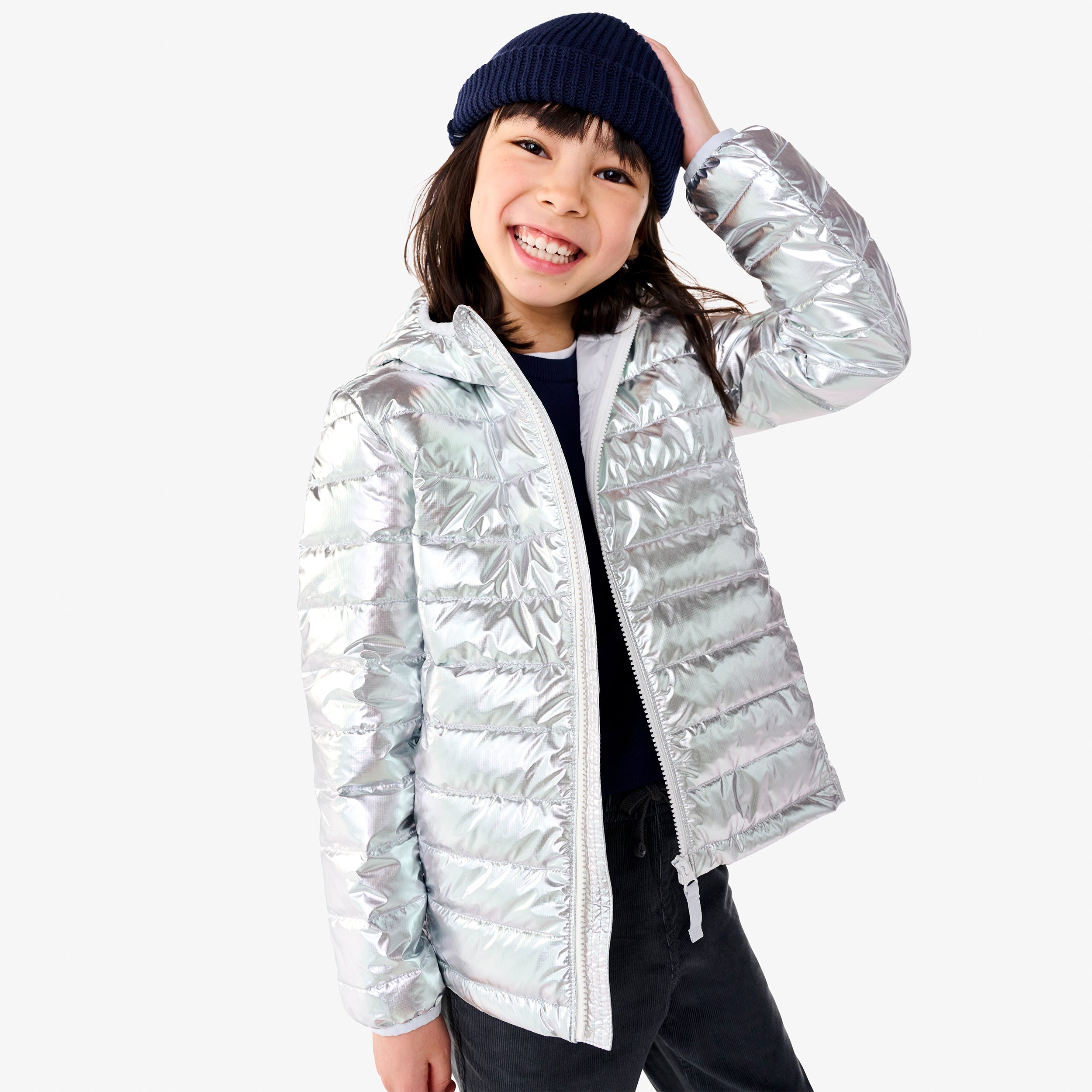 Kids Only Padded Jacket - CookNewemmy - Clear Sky/Silver Trim