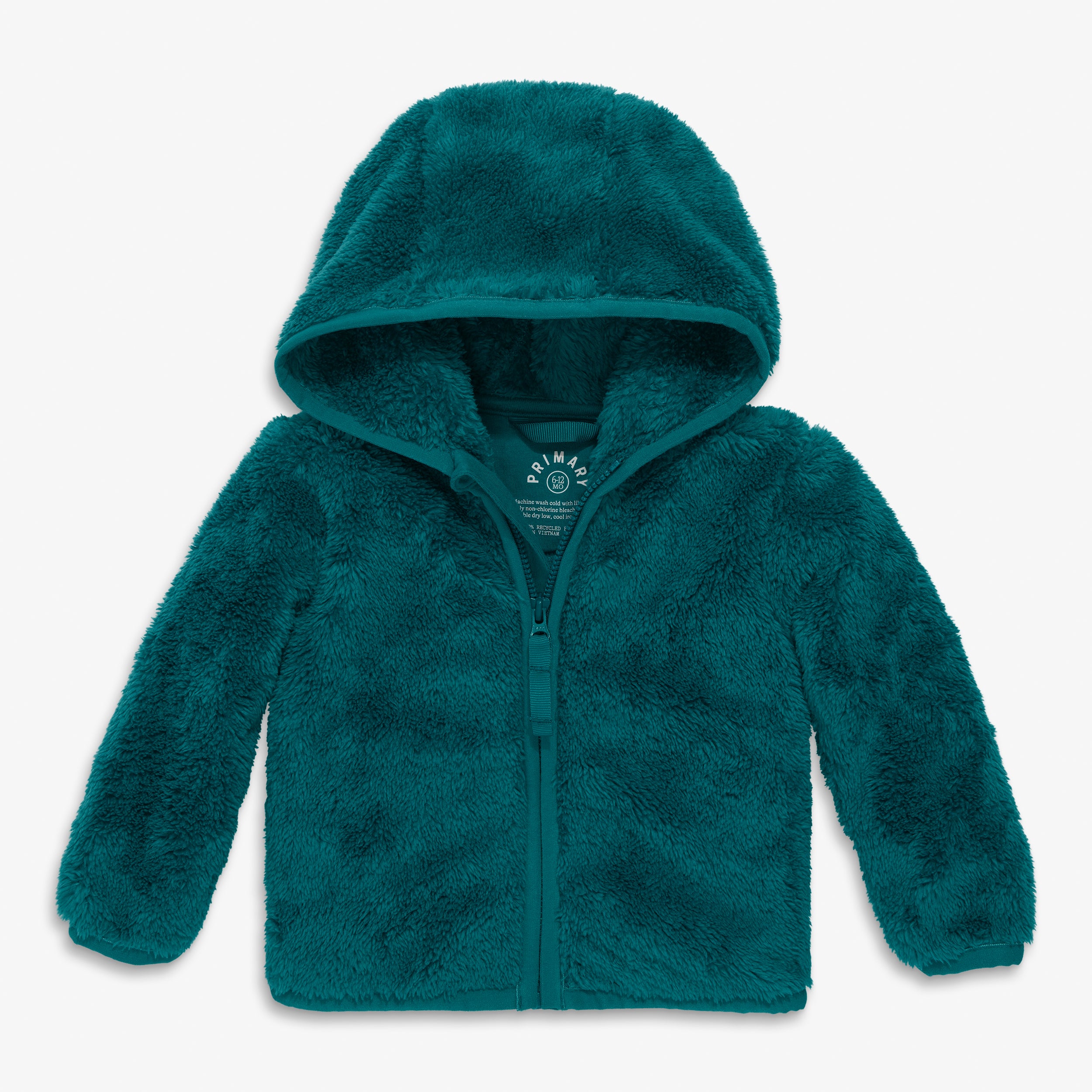 Dayton Teddy Fleece Jacket Moss Green Kuling - Babyshop