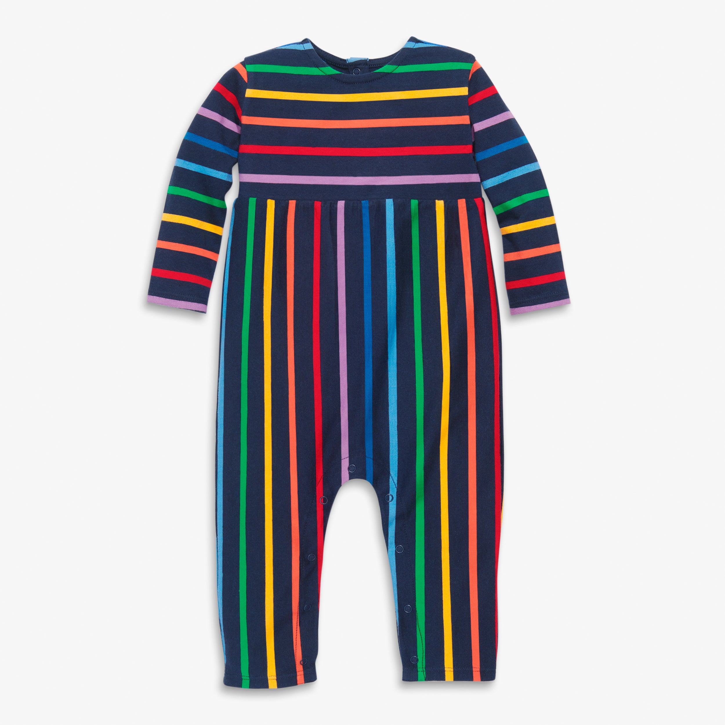 Baby legging in rainbow stripe