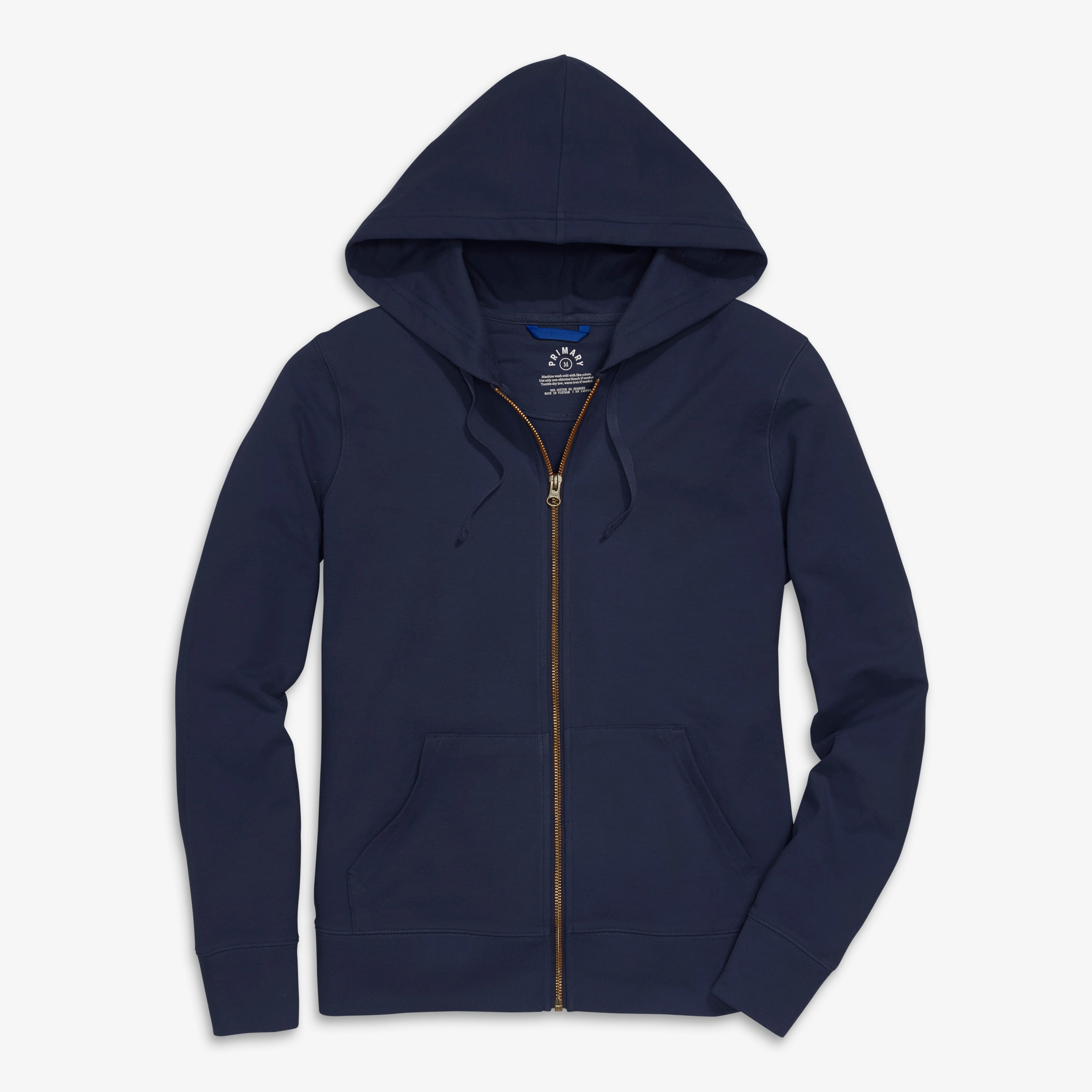 Grown-ups slim fit zip hoodie