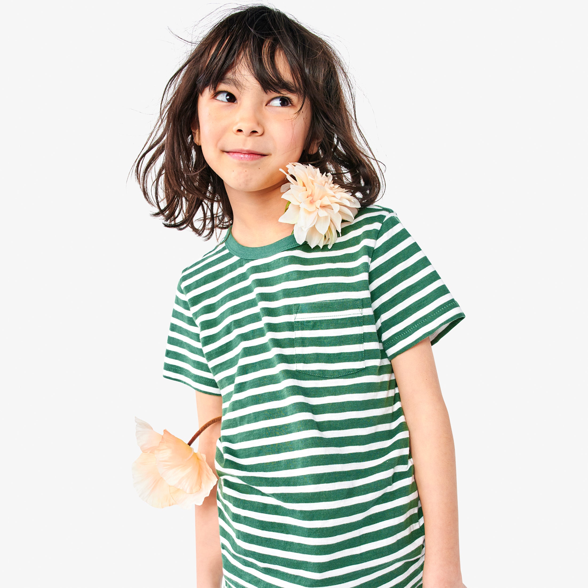 Pocket tee in stripe | Primary.com