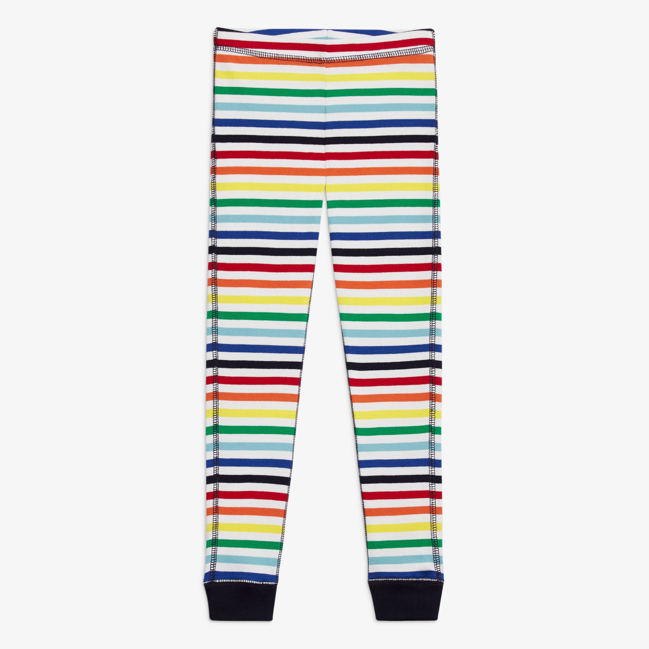 Kids organic PJ pant in rainbow