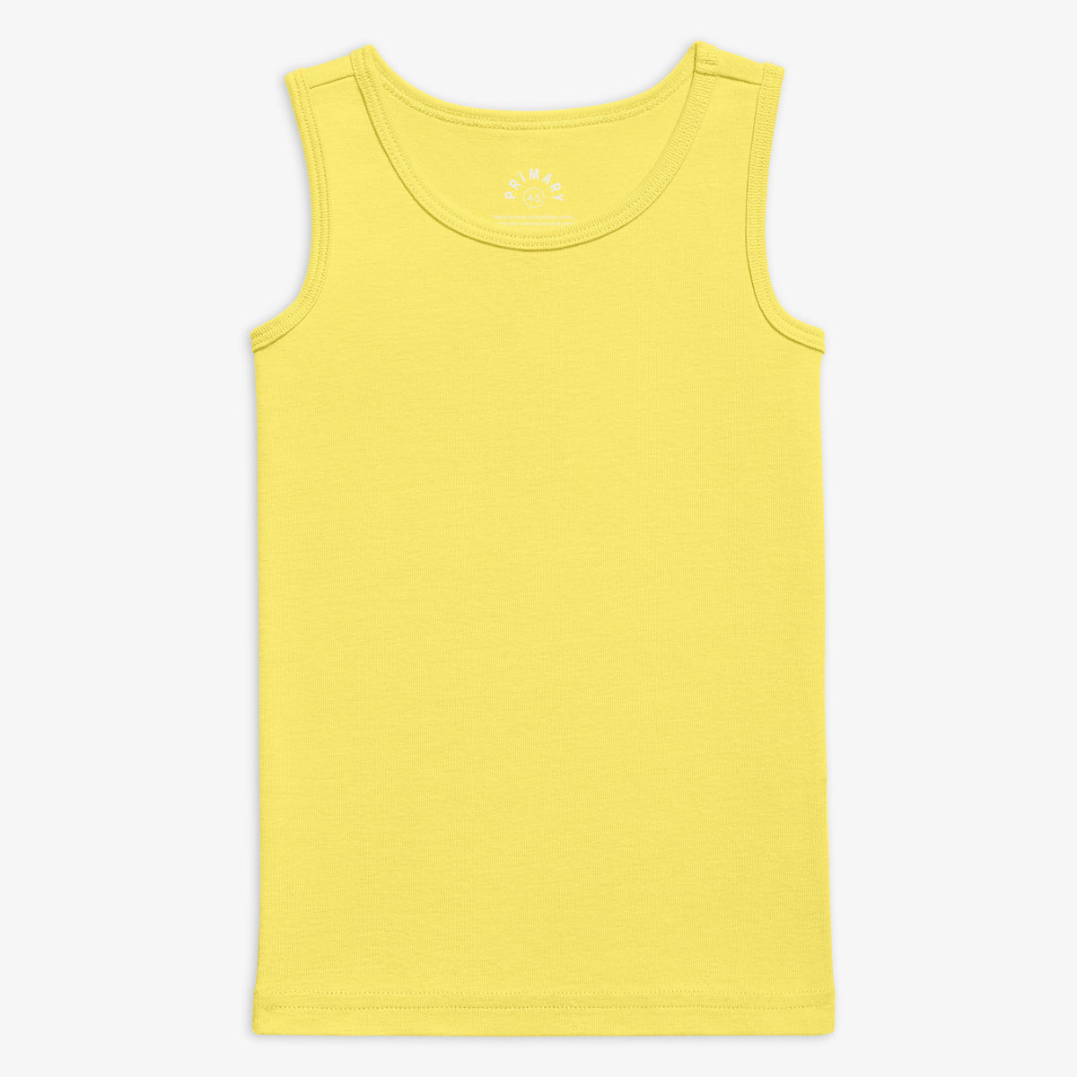 Organic rib tank in seasonal colors | Primary.com