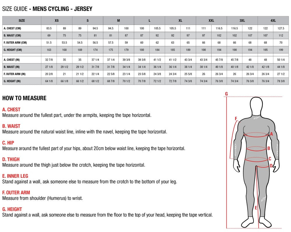 Alpinestars-Size-Guide