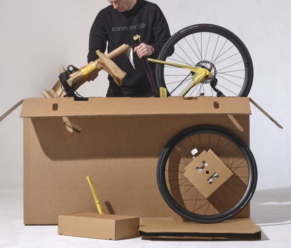 Bike Cardboard Box at Cycling Boutique
