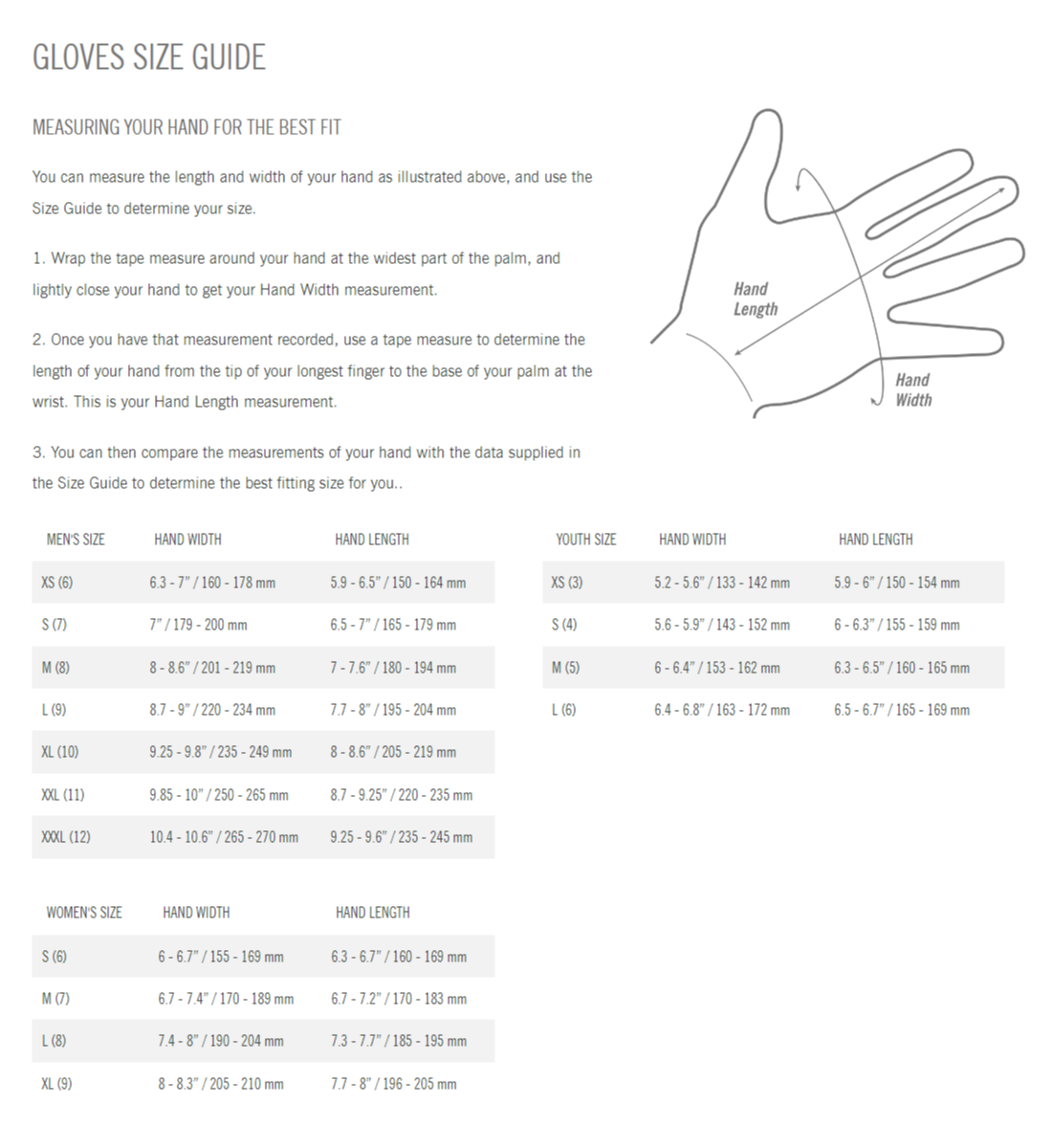 Giro-Gloves-Size-Guide